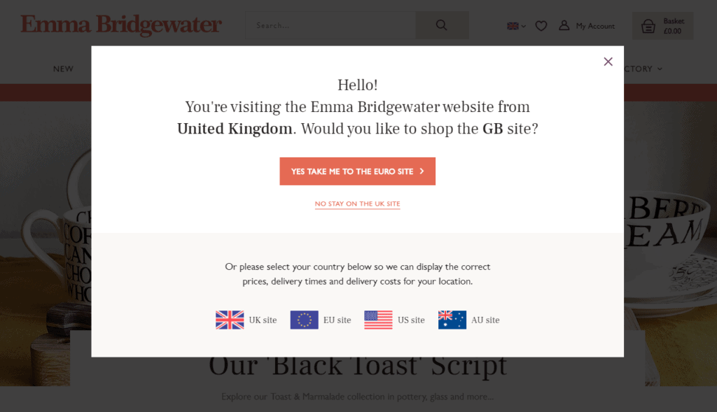 Personalized Content According to Your Geolocation and Browsing History