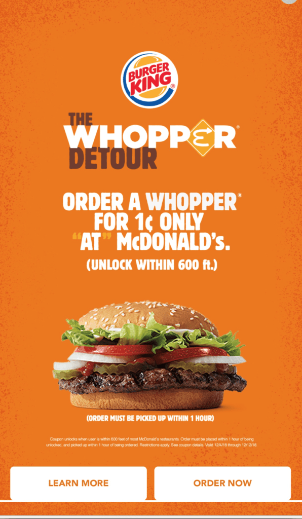 One company that has effectively used location-based marketing is the fast-food chain Burger King. They used geofencing to target customers who were near their competitors’ locations with an offer for a one-cent Whopper burger. The campaign was a huge success, driving a significant amount of foot traffic and generating buzz on social media.